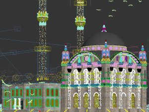 Istanbul Ortakoy Mosque Modello 3D