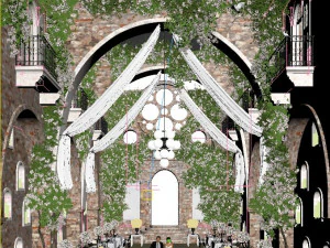 Castle Wedding 3D Model