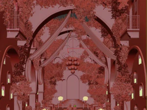 Castle Wedding 3D Model