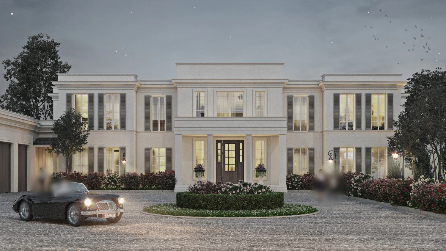Villa Neo 3D Model .c4d .max .obj .3ds .fbx .stl .blend