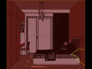 युवा कक्ष 3D मॉडल