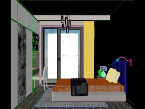 युवा कक्ष 3D मॉडल