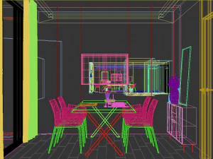 Thuiskantoor 3D Model