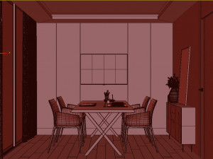 Home Office Model 3D