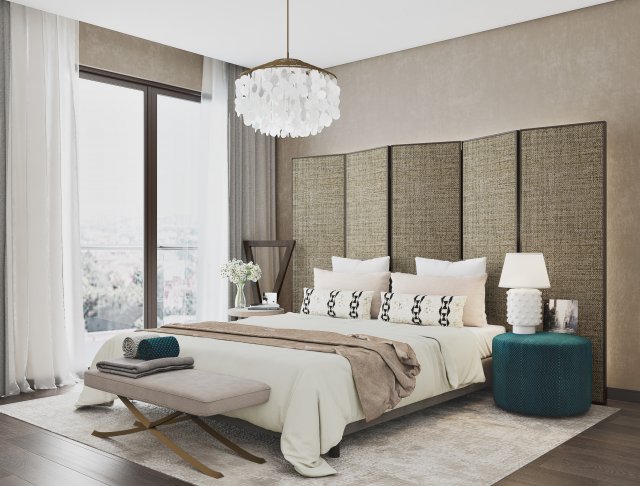 Bedroom 3D Model .c4d .max .obj .3ds .fbx .stl .blend 