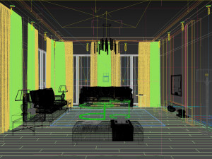 Livingroom 3Dモデル
