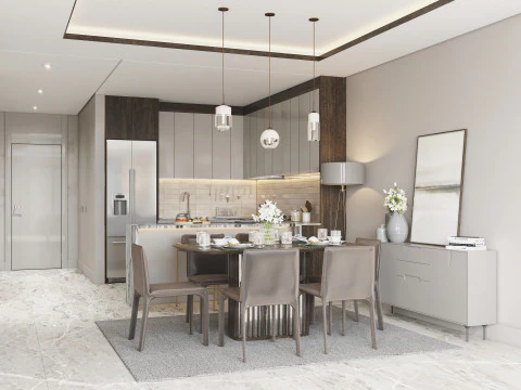 Soggiorno Modello 3D