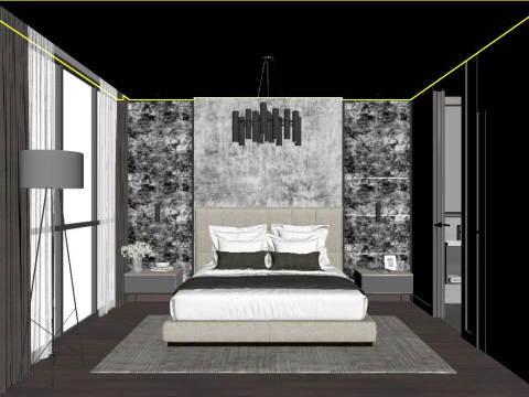 Quarto Modelo 3D