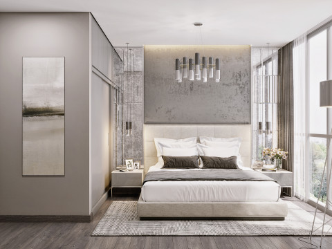 Apartment flat design 3D 模型