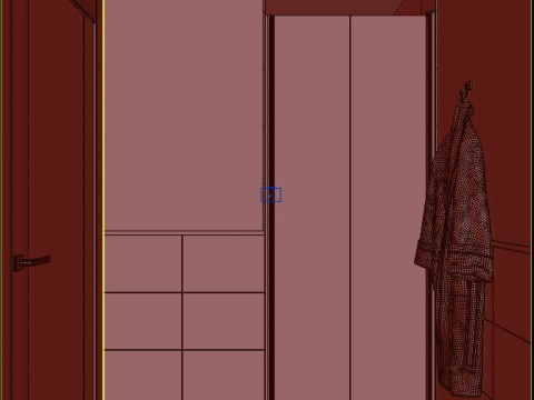 Apartment flat design 3D 模型