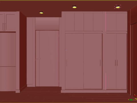Apartment flat design 3D 模型