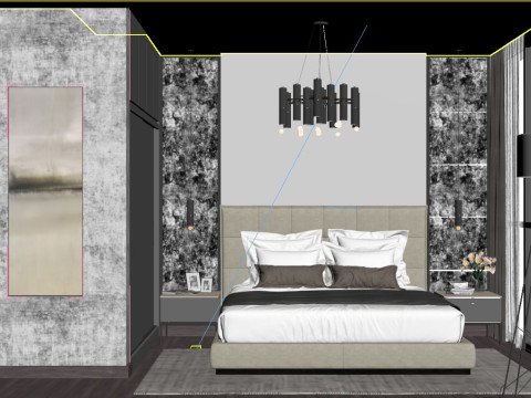 Apartment flat design 3D 模型