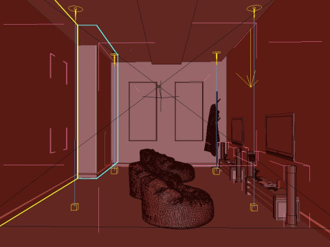 TV Room and Event Room 3D 모델