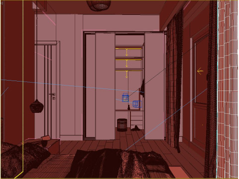 Bedroom 3D 모델