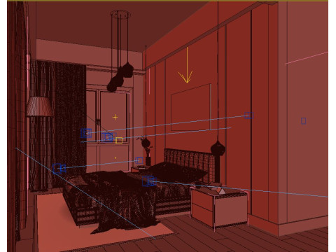 Bedroom 3D 모델