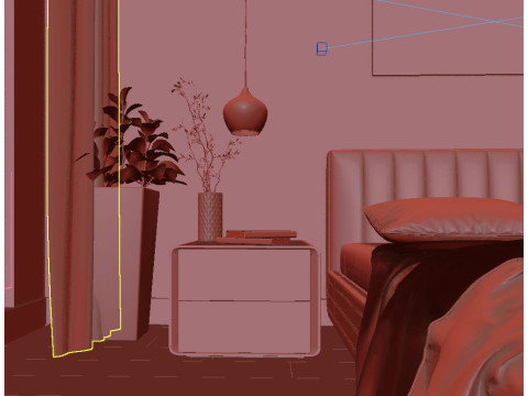 Bedroom 3D 모델