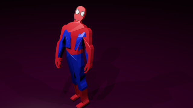 Spiderman 3D Model .c4d .max .obj .3ds .fbx .stl .blend 