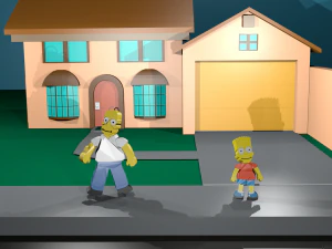 La casa de los Simpson 3D Model