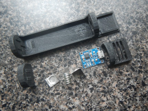 Charging for Li-po 18650 batteries 3D Print Model