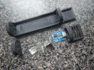 Зарядка Li-Po аккумуляторов 18650 3D Принт Модель