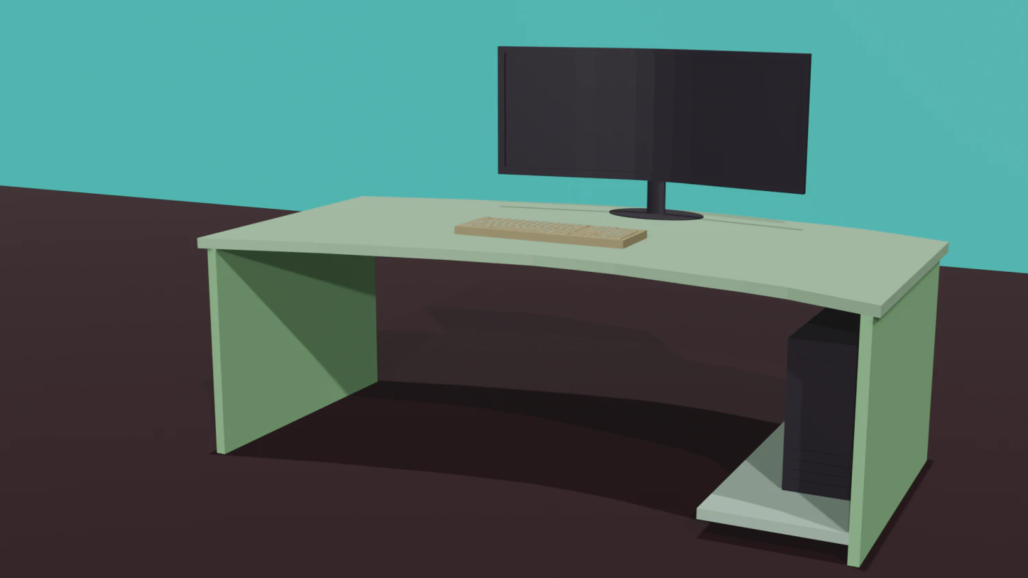 Desktop 3D Model .c4d .max .obj .3ds .fbx .stl .blend