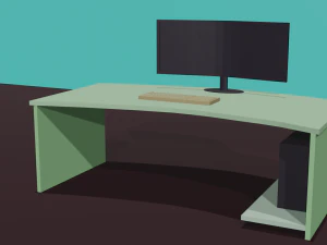Рабочий стол 3D Модель
