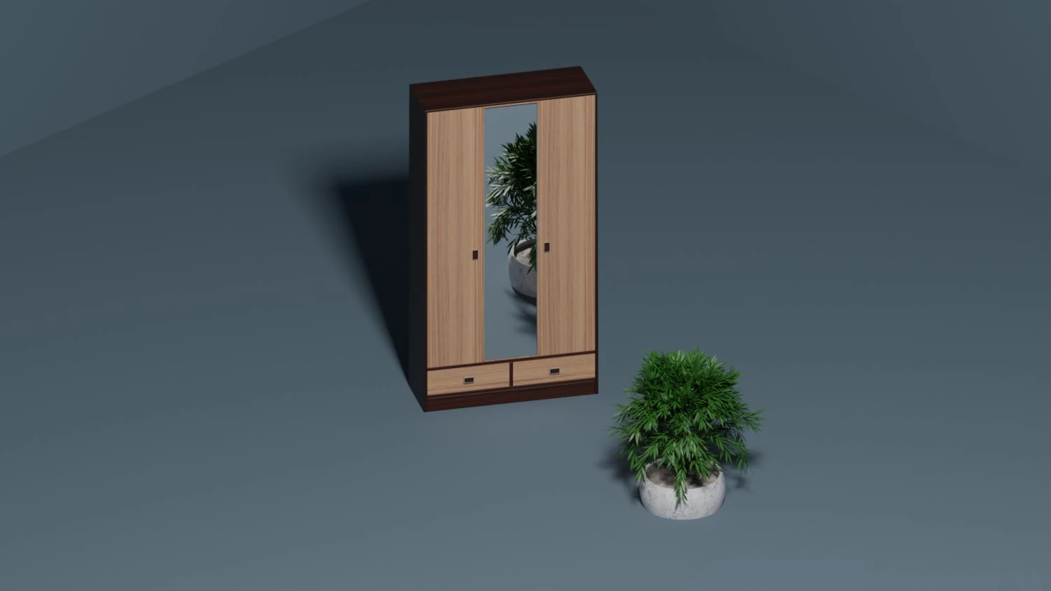 Wardrobe 3D Model .c4d .max .obj .3ds .fbx .stl .blend 