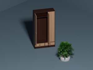 Wardrobe 3D मॉडल
