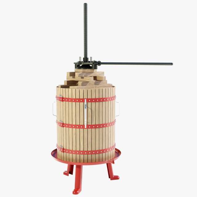 Wine Press 3D मॉडल .c4d .max .obj .3ds .fbx .stl .blend 