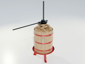Wine Press 3D मॉडल