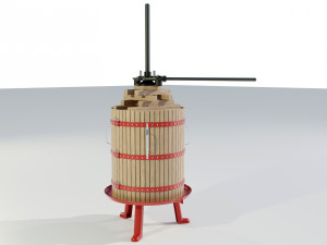 Wine Press 3D मॉडल