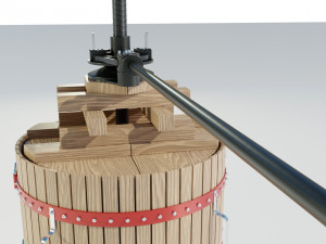 Wine Press 3D मॉडल