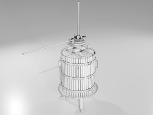 Wine Press 3D मॉडल