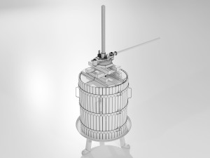 Wine Press 3D मॉडल