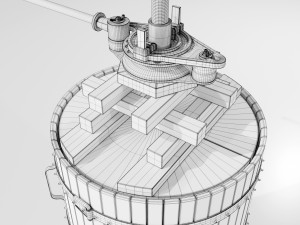Wine Press 3D मॉडल