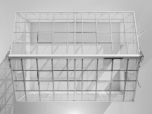 Italienisches Gew&auml;chshaus aus Schmiedeeisen 3D Modell