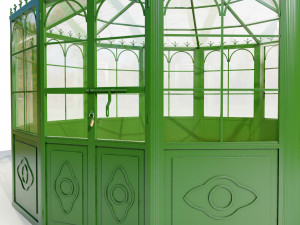 Italian Wrought Iron Greenhouse 2 3D-Modell