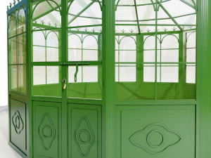 Italienisches Gew&auml;chshaus aus Schmiedeeisen 2 3D Modell