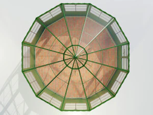 Italienisches Gew&auml;chshaus aus Schmiedeeisen 2 3D Modell