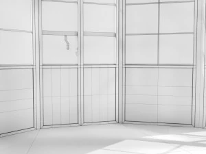 Italienisches Gew&auml;chshaus aus Schmiedeeisen 2 3D Modell