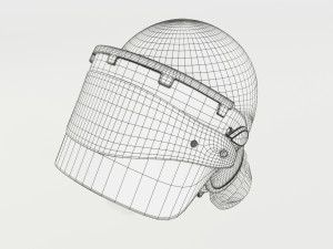 Italian Police Riot Helmet 3D 模型