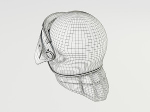 Italian Police Riot Helmet 3D 模型