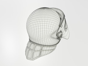 Italian Police Riot Helmet 3D 模型