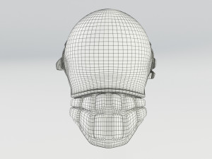 Italian Police Riot Helmet 3D 模型
