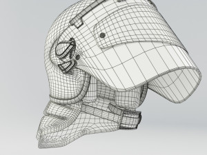 Italian Police Riot Helmet 3D 模型