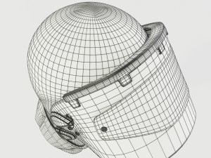 Italian Police Riot Helmet 3D 模型