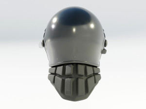 Police Riot Helmet Modelo 3D