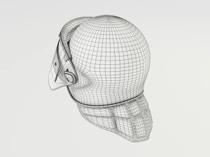 Police Riot Helmet 3D Model