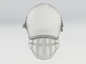 Police Riot Helmet 3D Model