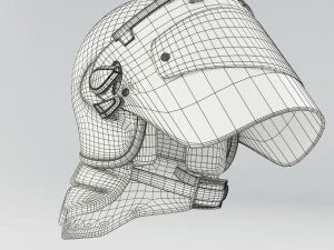 Police Riot Helmet 3D Model